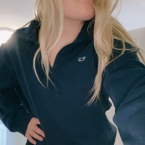 Vineyard vines oversized quarter zip